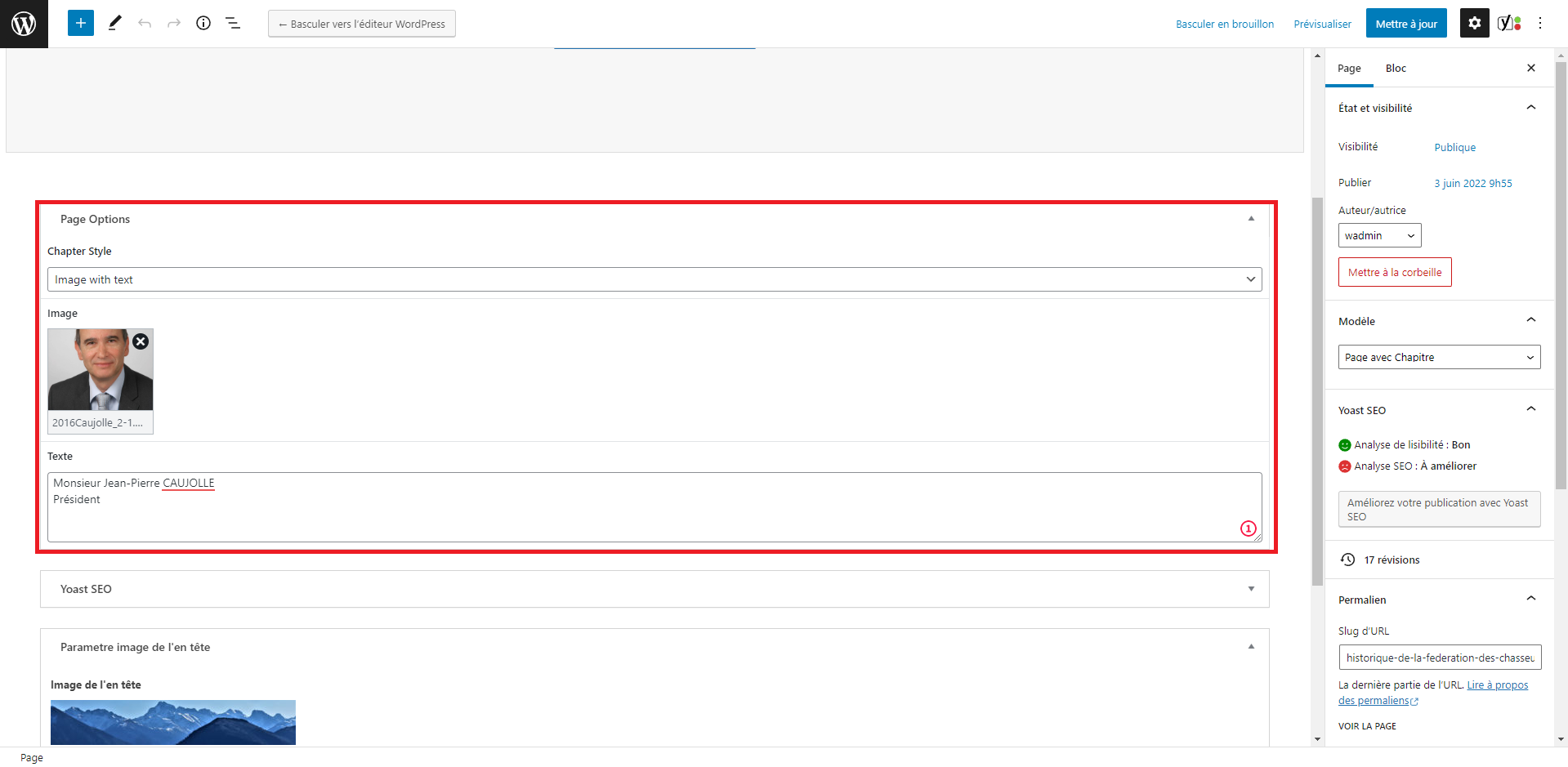 chapitre image with text